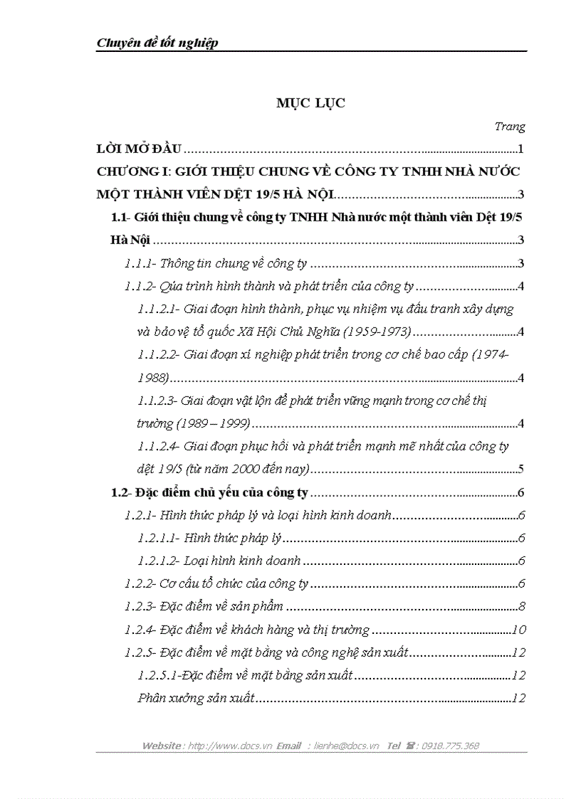 image for page Hoạt động mua nguyên vật liệu ở công ty TNHH Nhà nước một thành viên Dệt 19 5 Hà Nội