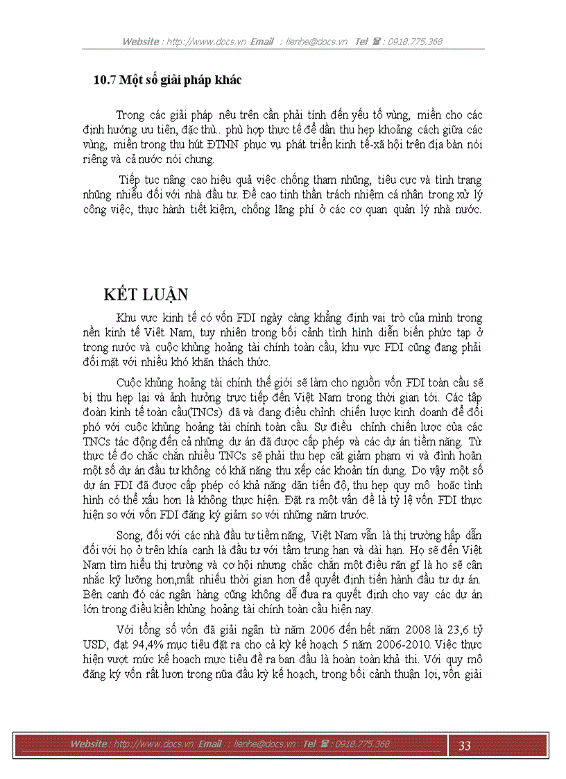 image for page Đẩy mạnh thu hút và nâng cao hiệu quả sử dụng nguồn vốn FDI tại Viêt Nam trong bối cảnh khủng hoảng kinh tế toàn cầu