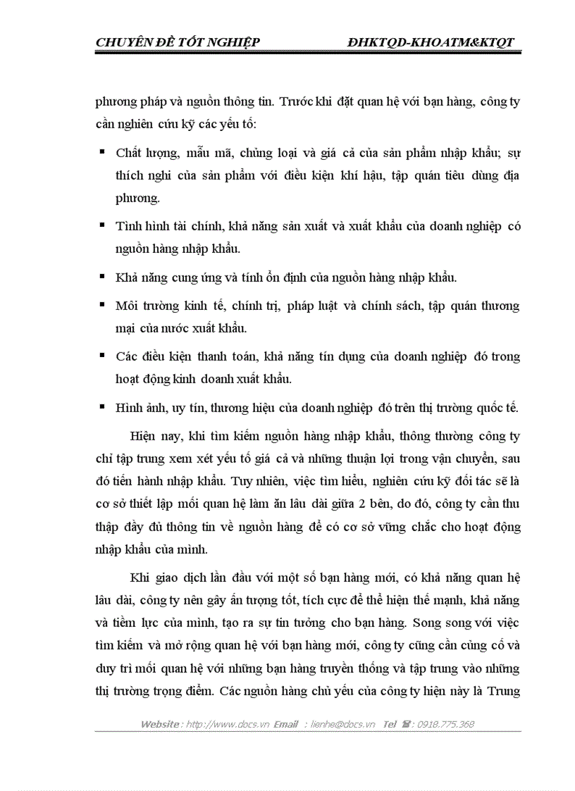 image for page Hoạt động phát triển nguồn hàng nhập khẩu vật tư thiết bị ngành nước ở công ty cổ phần xnk tạp phẩm tocontap hà nội