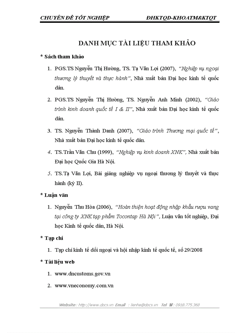 image for page Hoạt động phát triển nguồn hàng nhập khẩu vật tư thiết bị ngành nước ở công ty cổ phần xnk tạp phẩm tocontap hà nội