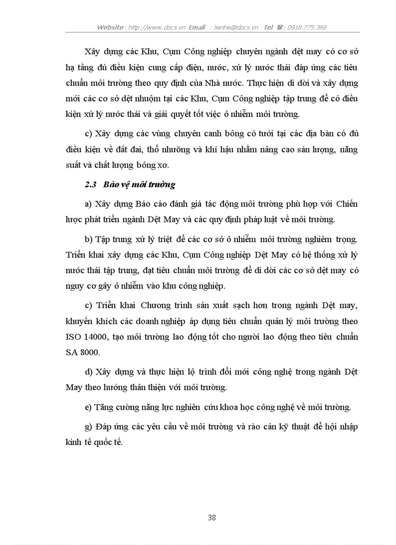 image for page Thực trạng và giải pháp nâng cao khả năng cạnh tranh của các Doanh nghiệp dệt may VN