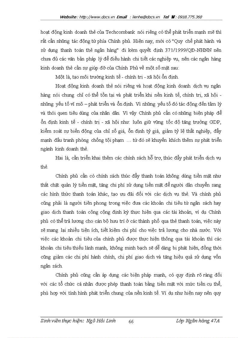 image for page Giải pháp phát triển hoạt động kinh doanh thẻ tại Ngân hàng thương mại cổ phần Kỹ thương Việt Nam Techcombank