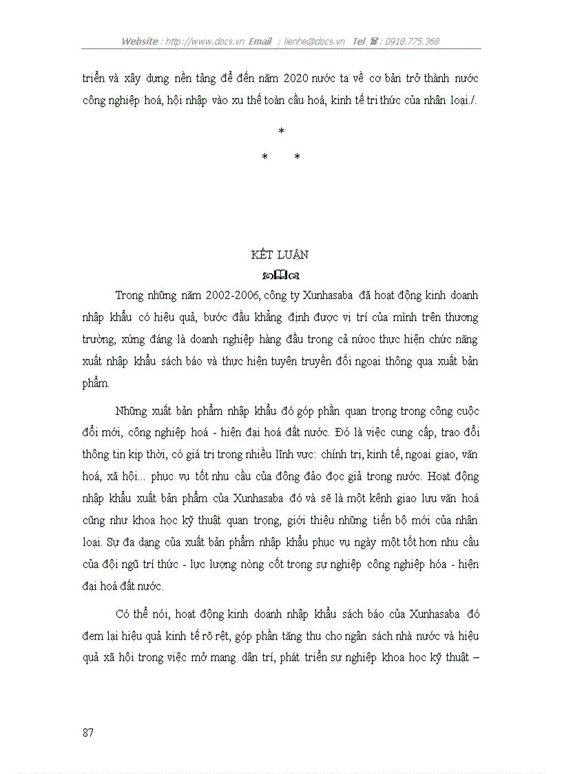 image for page Hoàn thiện quy trình nhập khẩu sách báo của công ty Xunhasaba