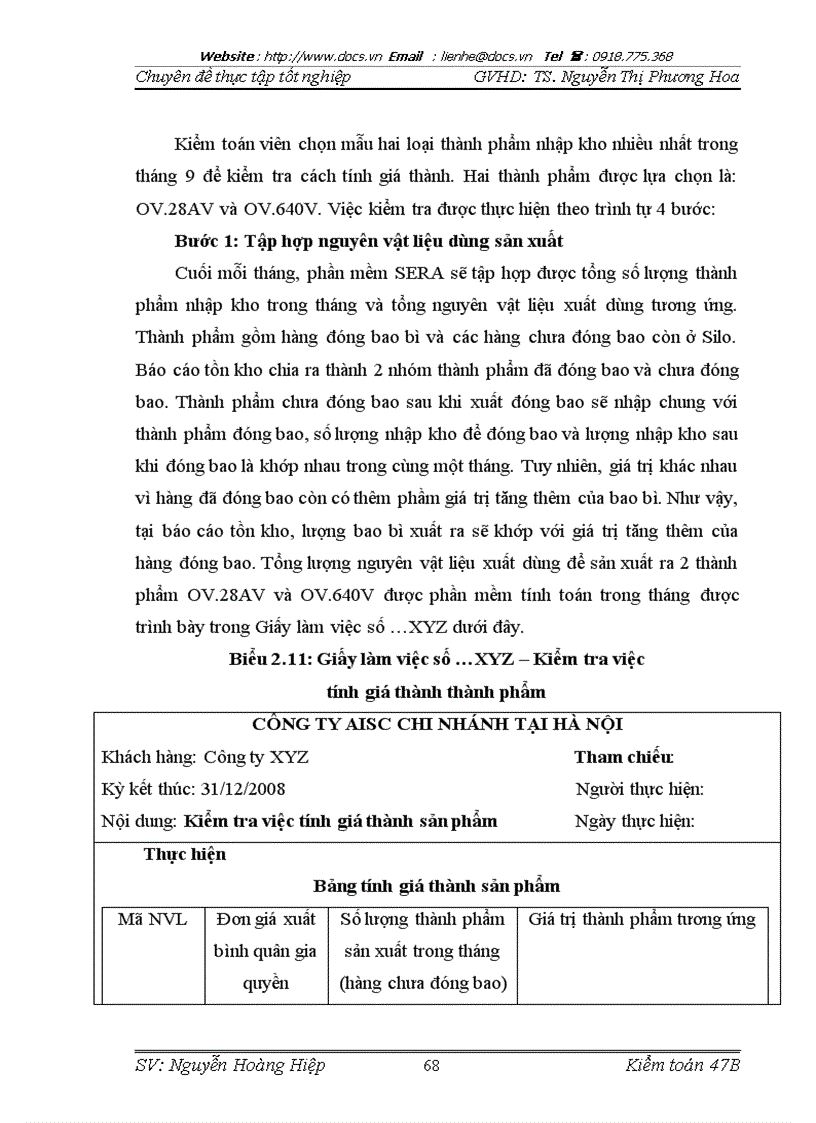 image for page Chu trình kiểm toán hàng tồn kho trong kiểm toán báo cáo tài chính do Công ty TNHH kiểm toán và dịch vụ tin học TP HCM chi nhánh Hà Nội thực hiện