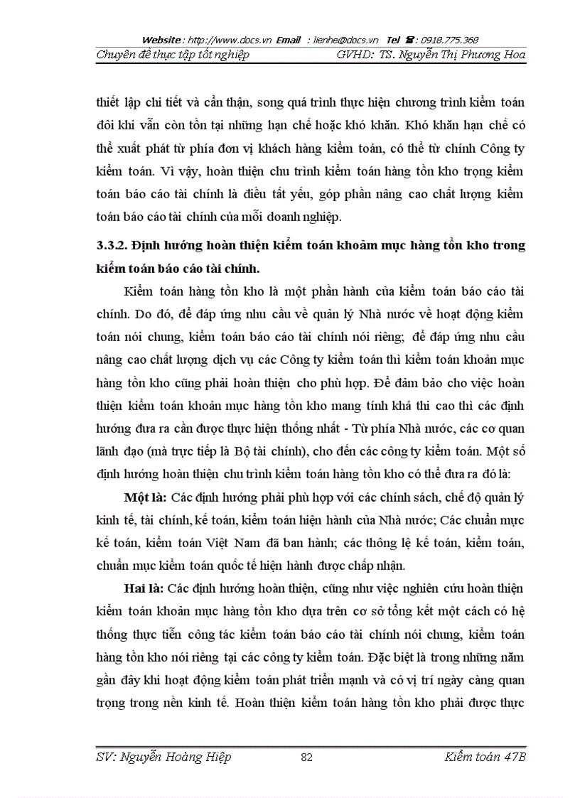 image for page Chu trình kiểm toán hàng tồn kho trong kiểm toán báo cáo tài chính do Công ty TNHH kiểm toán và dịch vụ tin học TP HCM chi nhánh Hà Nội thực hiện