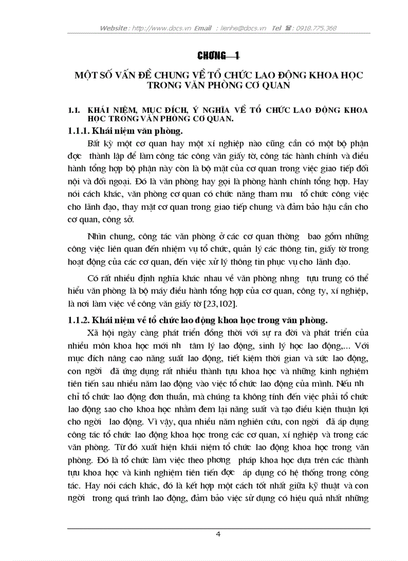 image for page Tìm hiểu về tổ chức lao động khoa học trong văn phòng một số cơ quan bộ