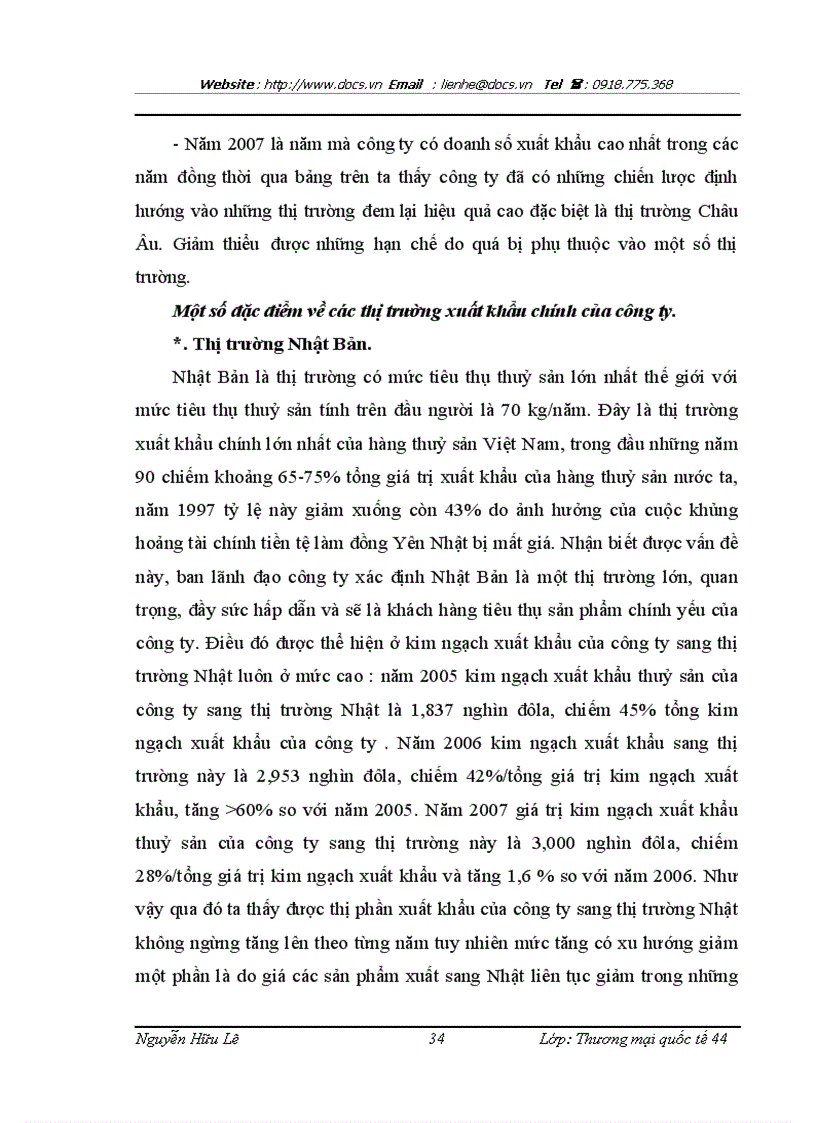 image for page Một số giải pháp nhằm đẩy mạnh xuất khẩu thuỷ sản của công ty TNHH Huy Nam sang thị trường Châu Âu