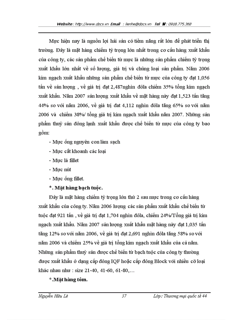 image for page Một số giải pháp nhằm đẩy mạnh xuất khẩu thuỷ sản của công ty TNHH Huy Nam sang thị trường Châu Âu