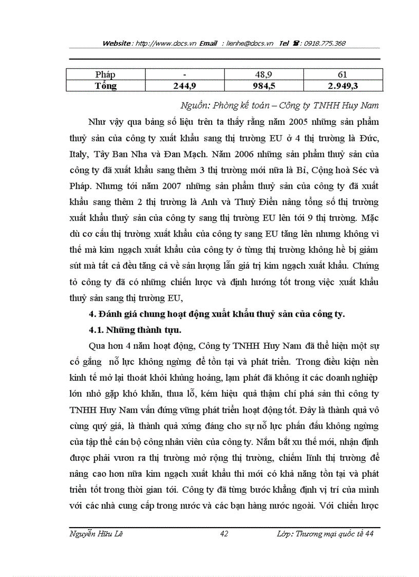 image for page Một số giải pháp nhằm đẩy mạnh xuất khẩu thuỷ sản của công ty TNHH Huy Nam sang thị trường Châu Âu