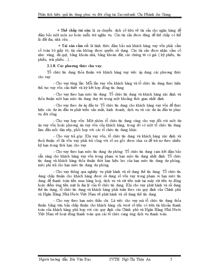 image for page Phân tích hiệu quả tín dụng phục vụ đời sống tại SACOMBANK Chi nhánh AG