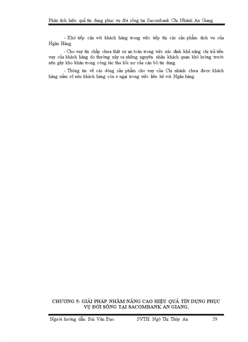 image for page Phân tích hiệu quả tín dụng phục vụ đời sống tại SACOMBANK Chi nhánh AG