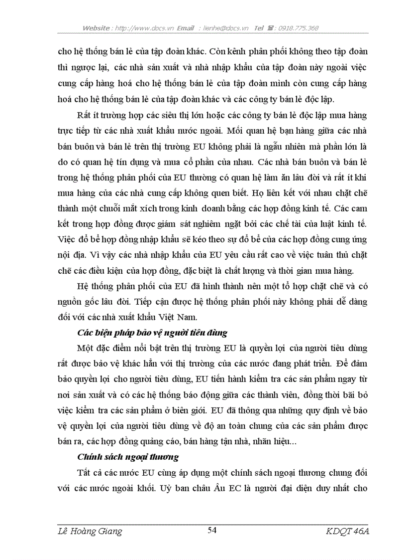 image for page Hoạt động thâm nhập thị trường EU của CTCP may Đức Giang Thực trạng và giải pháp