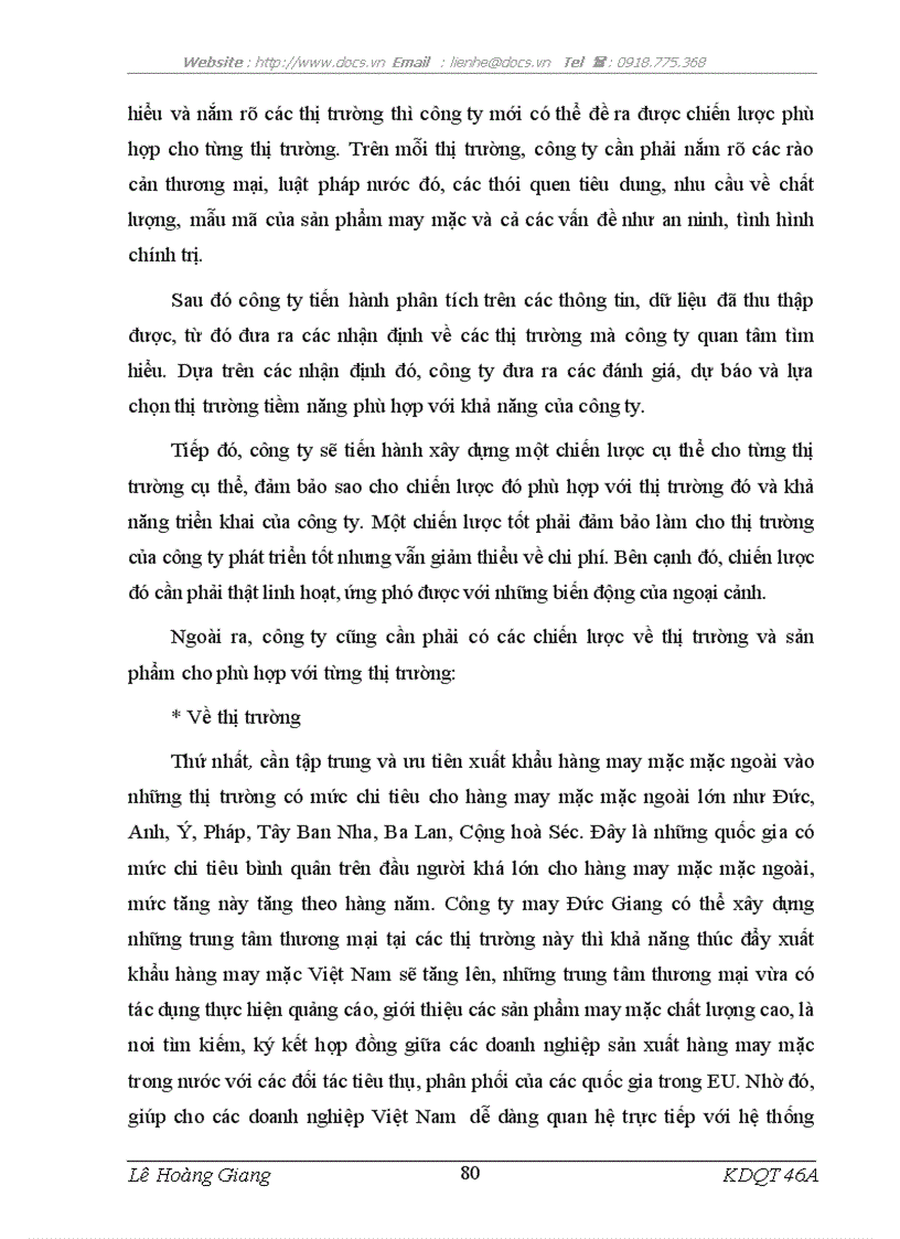 image for page Hoạt động thâm nhập thị trường EU của CTCP may Đức Giang Thực trạng và giải pháp