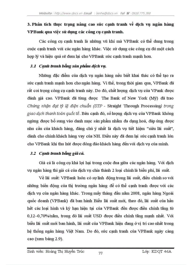 image for page Nâng cao sức cạnh tranh dịch vụ ngân hàng vpbank trên thị trường việt nam trong điều kiện việt nam là thành viên chính thức của wto