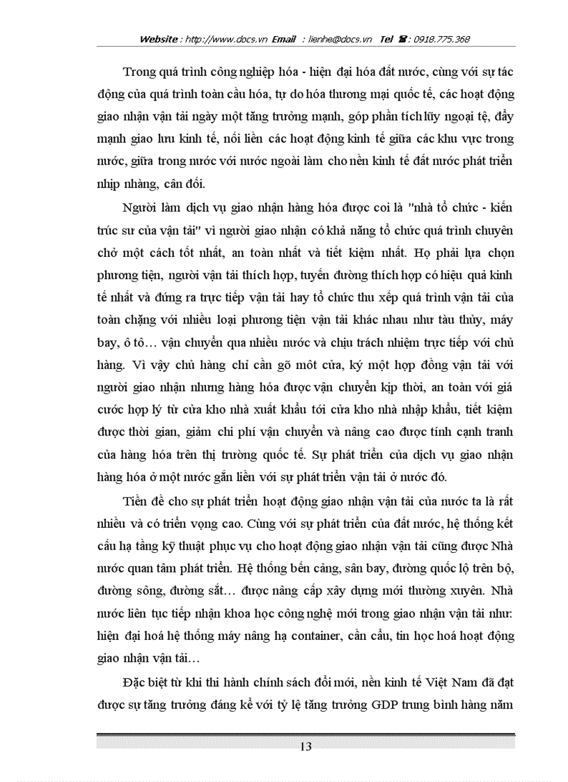 image for page Hoạt động kinh doanh dịch vụ giao nhận hàng hóa quốc tế tại Chi nhánh Công ty Kho vận miền Nam SOTRANS Hà Nội thực trạng và giải pháp phát triển