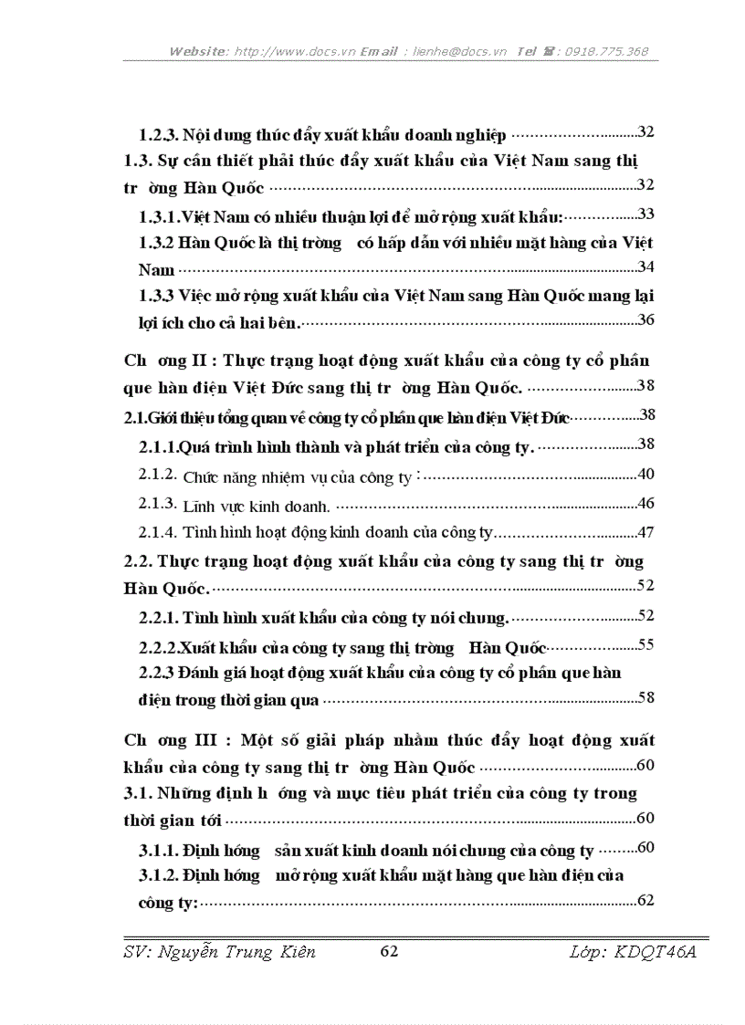 image for page Giai pháp thúc đẩy hoạt động xuất khẩu sang thị trường Hàn Quốc của công ty cổ phần Que hàn điện Việt Đức
