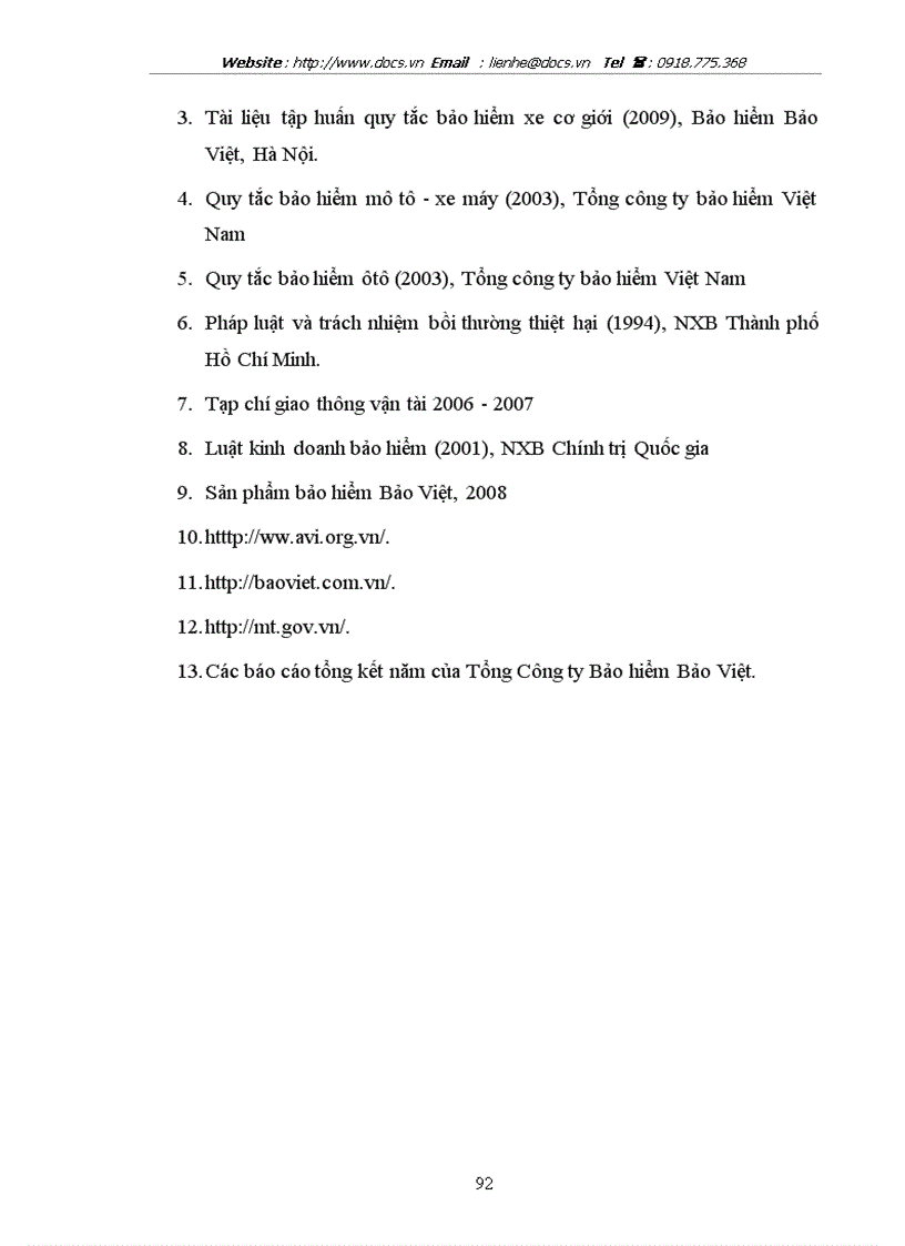 image for page Giải pháp nâng cao hiệu quả kinh doanh bảo hiểm xe cơ giới tại Công ty Bảo hiểm Bảo Việt