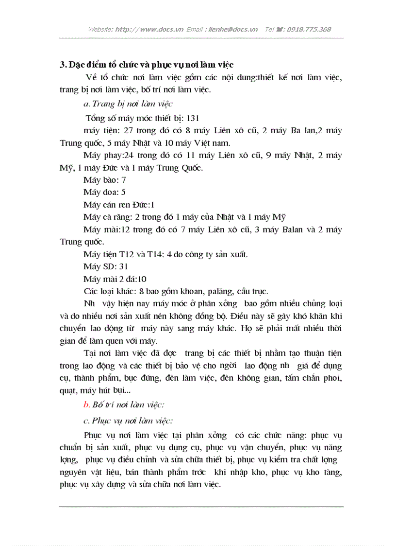 image for page Thực trạng trình độ tổ chức lao động khoa học tại phân xưởng cơ khí công ty cổ phần cơ khí chế tạo hải phòng