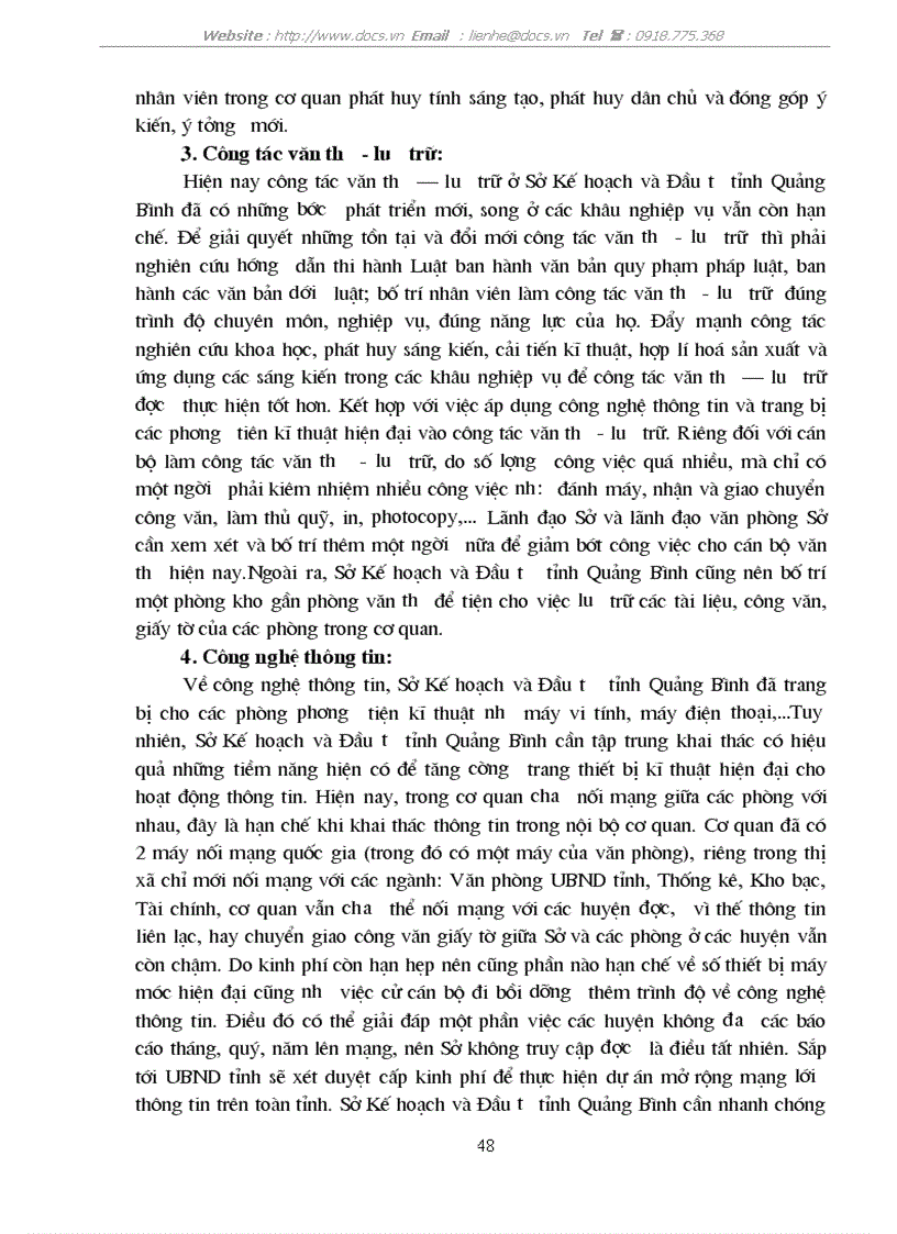 image for page Công tác quản trị văn phòng với việc nâng cao hiệu quả hoạt động của Sở Kế hoạch và Đầu tư tỉnh Quảng Bình