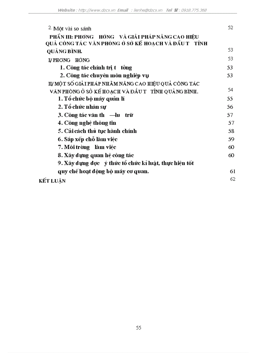 image for page Công tác quản trị văn phòng với việc nâng cao hiệu quả hoạt động của Sở Kế hoạch và Đầu tư tỉnh Quảng Bình