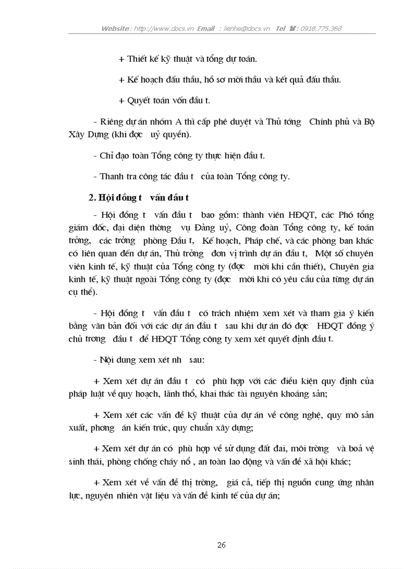 image for page Một số giải pháp nhằm nâng cao chất lượng lập dự án tại Tổng Công ty xuất nhập khẩu xây dựng Việt Nam