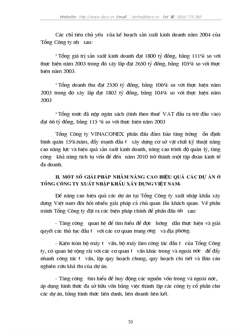 image for page Một số giải pháp nhằm nâng cao chất lượng lập dự án tại Tổng Công ty xuất nhập khẩu xây dựng Việt Nam