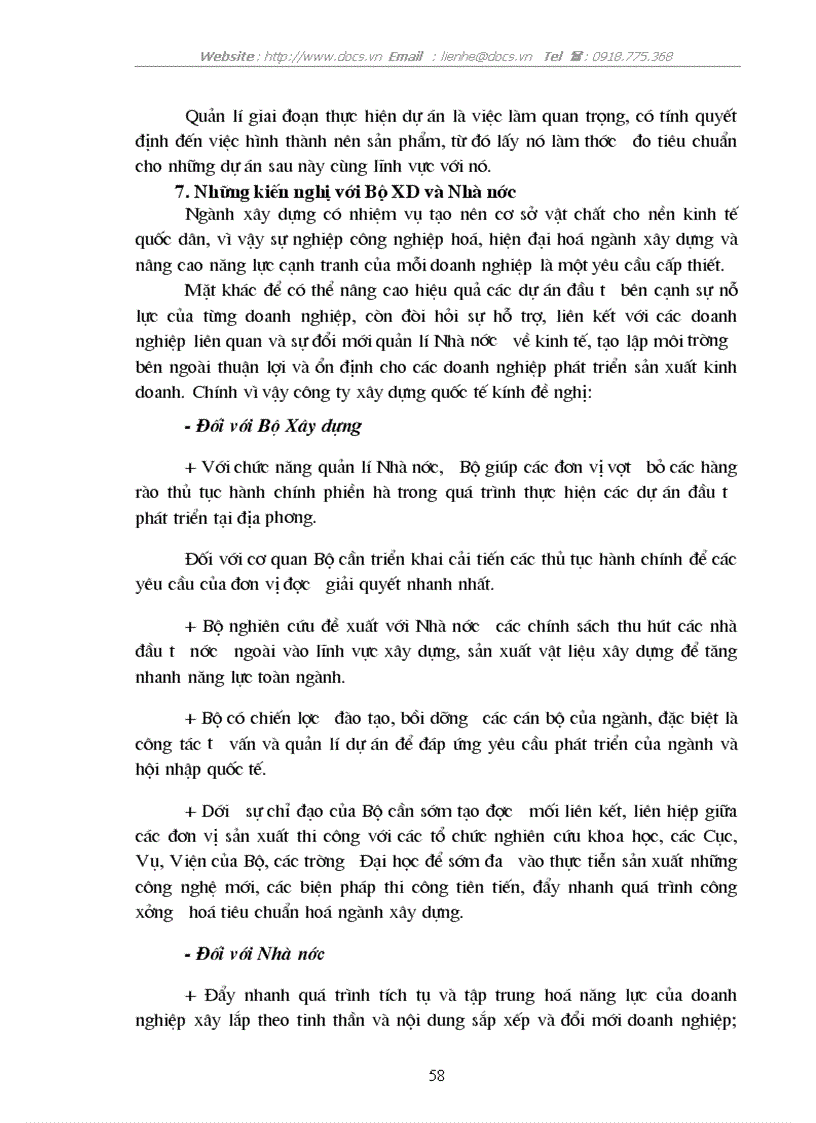 image for page Một số giải pháp nhằm nâng cao chất lượng lập dự án tại Tổng Công ty xuất nhập khẩu xây dựng Việt Nam