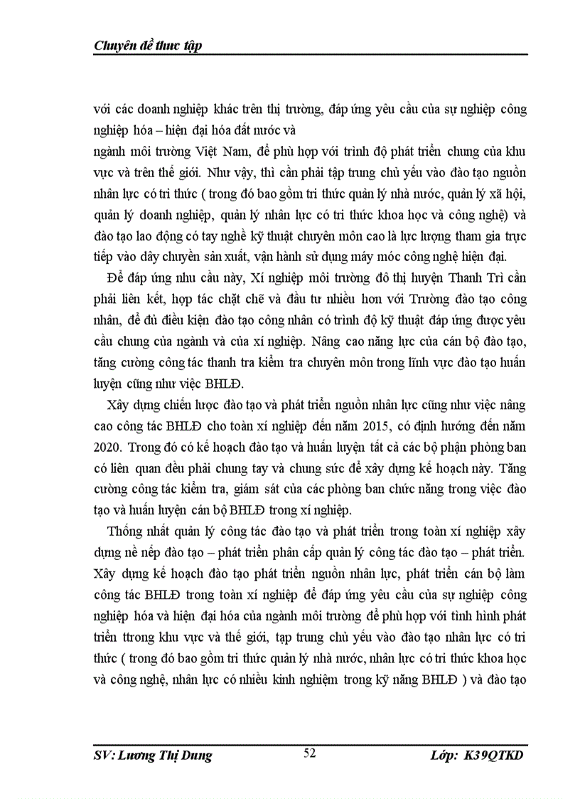 image for page Công tác bảo hộ lao động đối với người lao động tại xí nghiệp môi trường đô thị huyện thanh trì