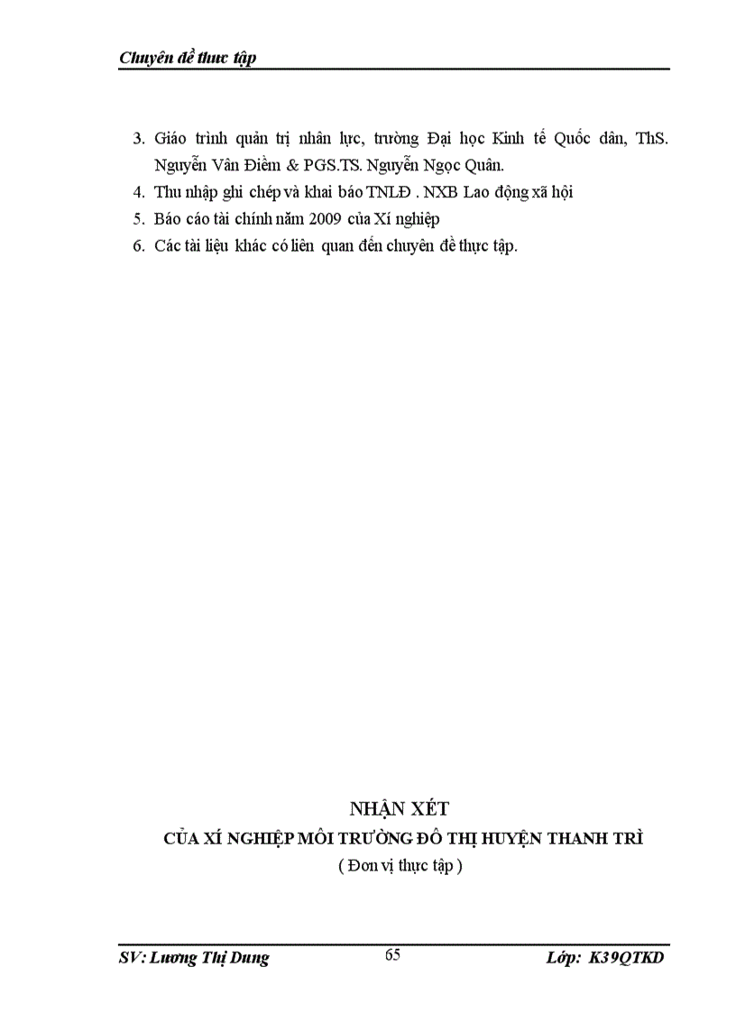 image for page Công tác bảo hộ lao động đối với người lao động tại xí nghiệp môi trường đô thị huyện thanh trì