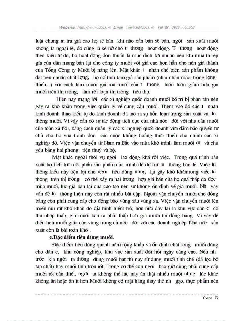 image for page 1số biện pháp góp phần nâng cao hiệu quả kinh doanh muối ở Tổng C ty Muối VN