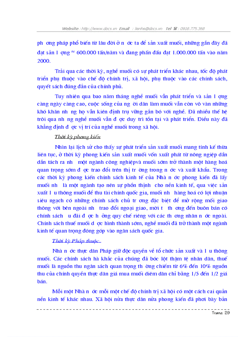 image for page 1số biện pháp góp phần nâng cao hiệu quả kinh doanh muối ở Tổng C ty Muối VN