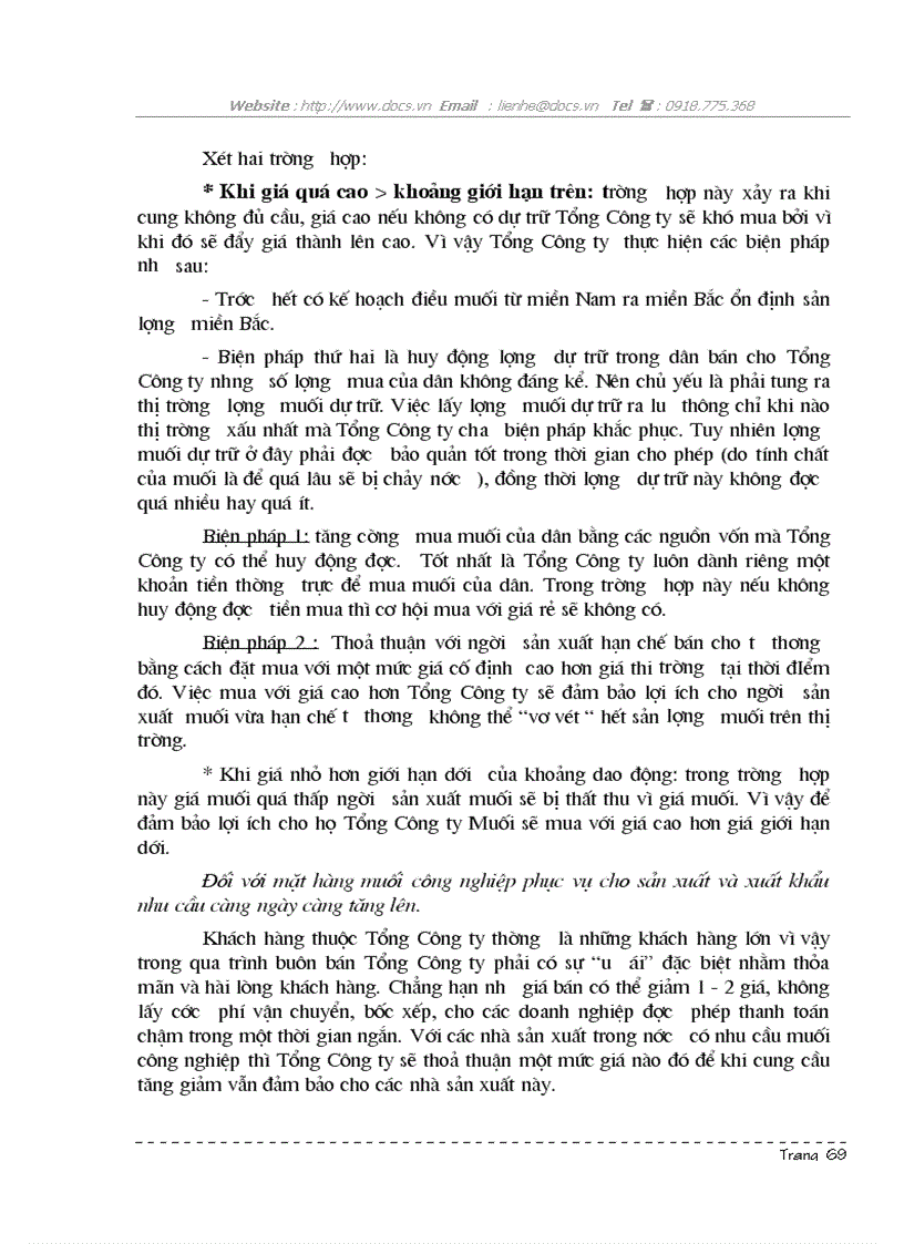 image for page 1số biện pháp góp phần nâng cao hiệu quả kinh doanh muối ở Tổng C ty Muối VN