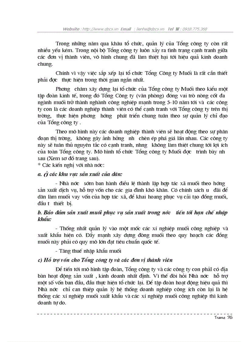 image for page 1số biện pháp góp phần nâng cao hiệu quả kinh doanh muối ở Tổng C ty Muối VN