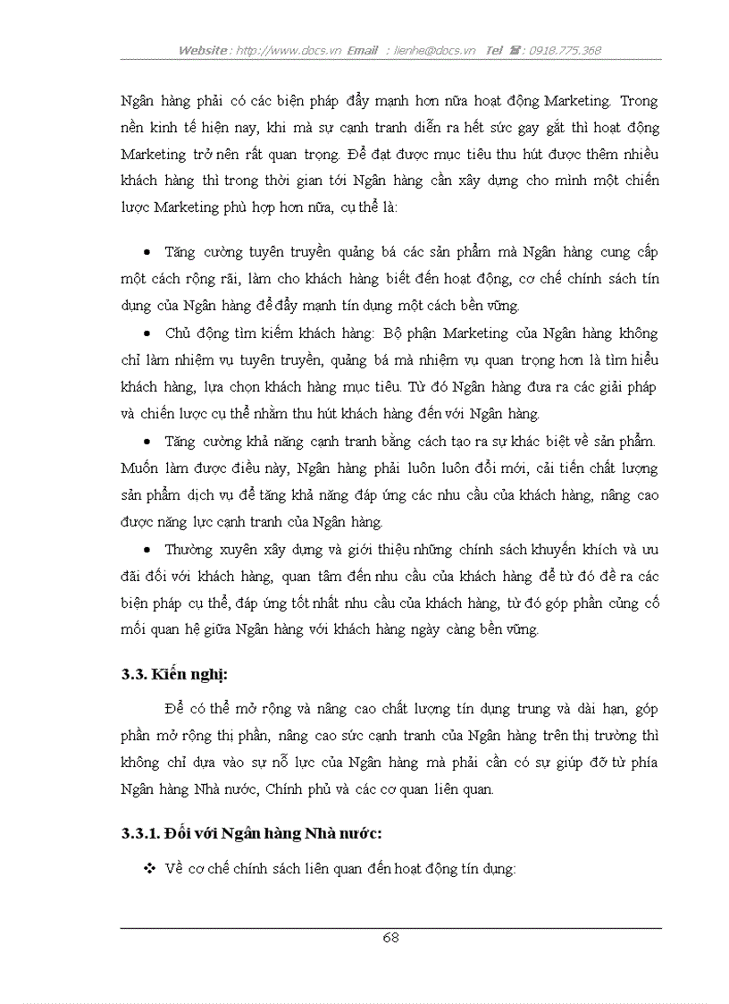 image for page Nâng cao chất lượng tín dụng trung và dài hạn tại Ngân hàng TMCP Nhà Hà Nội