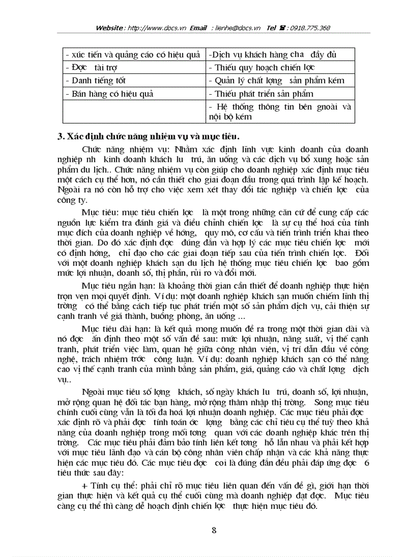 image for page Một số kiến nghị nhằm hoàn thiện chiến lược kinh doanh của Công ty Du lịch dịch vụ Tây Hồ