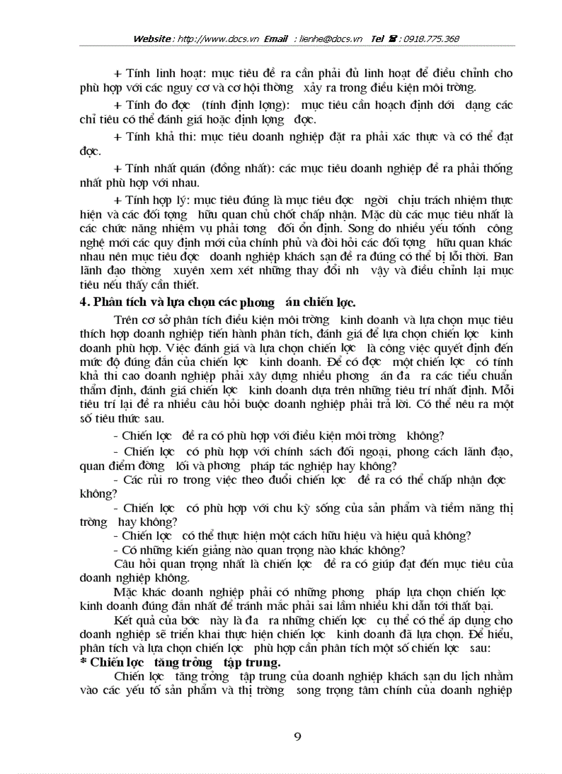 image for page Một số kiến nghị nhằm hoàn thiện chiến lược kinh doanh của Công ty Du lịch dịch vụ Tây Hồ