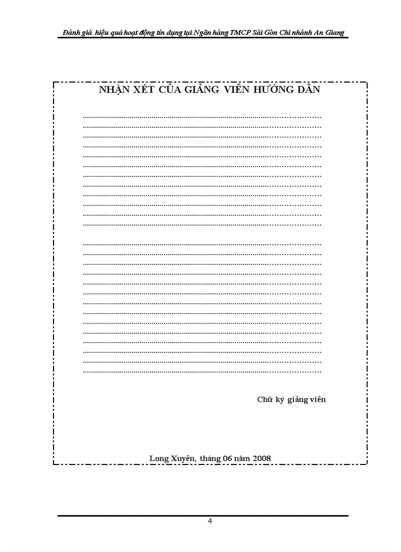 image for page Đánh giá hiệu quả tín dụng tại Ngân hàng TMCP Sài Gòn Chi nhánh An Giang