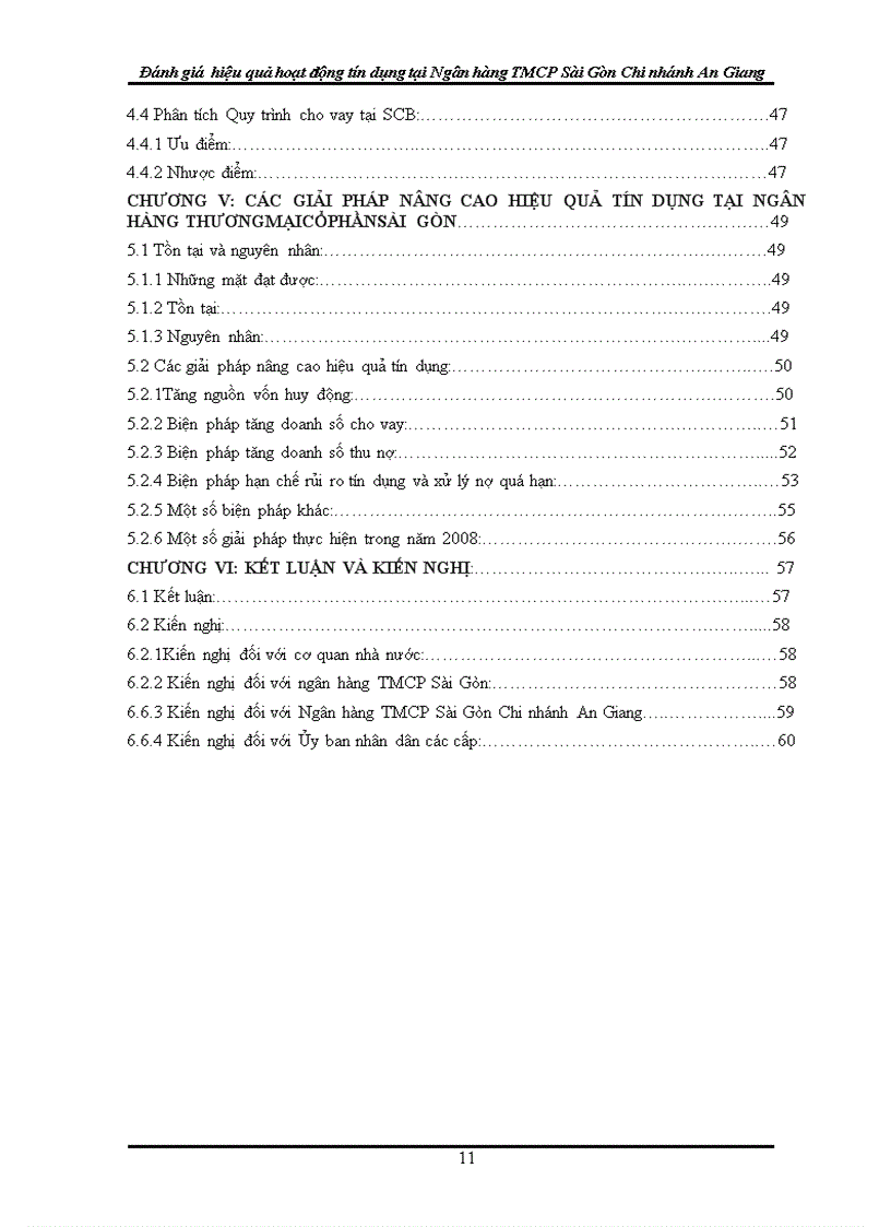 image for page Đánh giá hiệu quả tín dụng tại Ngân hàng TMCP Sài Gòn Chi nhánh An Giang