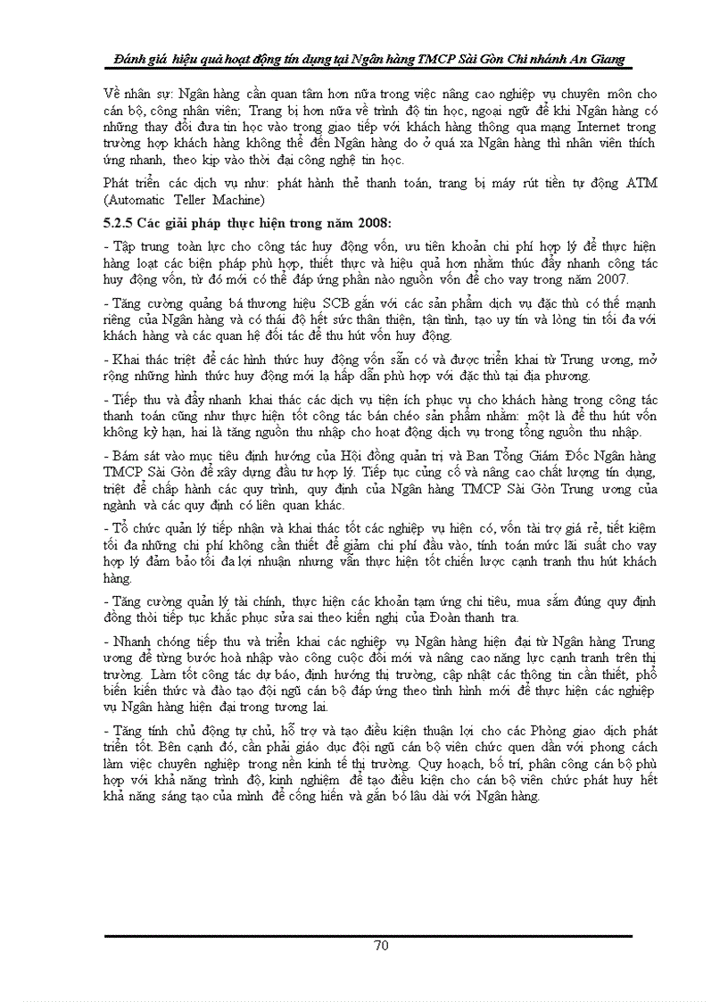 image for page Đánh giá hiệu quả tín dụng tại Ngân hàng TMCP Sài Gòn Chi nhánh An Giang