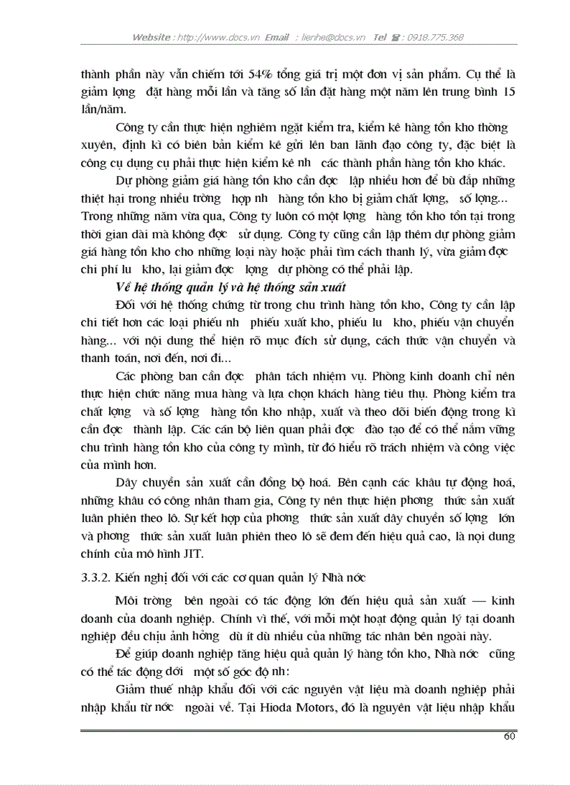 image for page Giải pháp nâng cao hiệu quả quản lý hàng tồn kho tại Công ty Liên doanh Hioda Motors