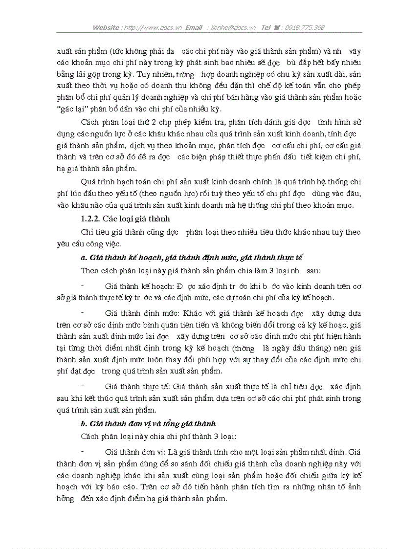 image for page Phân tích chi phí sản xuất kinh doanh và các biện pháp hạ giá thành sản phẩm tại Công ty Dệt may Hà Nội