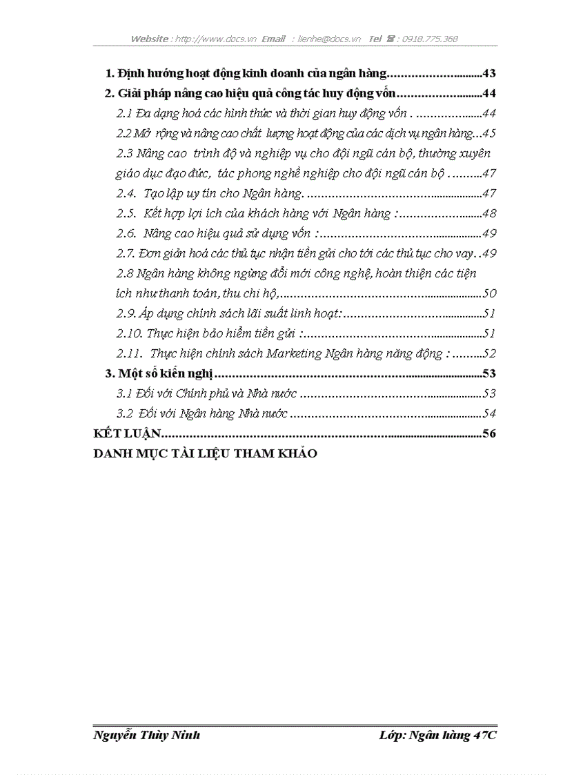 image for page Giải pháp nâng cao hiệu quả huy động vốn tại ngân hàng thương mại cổ phần Đông Nam Á