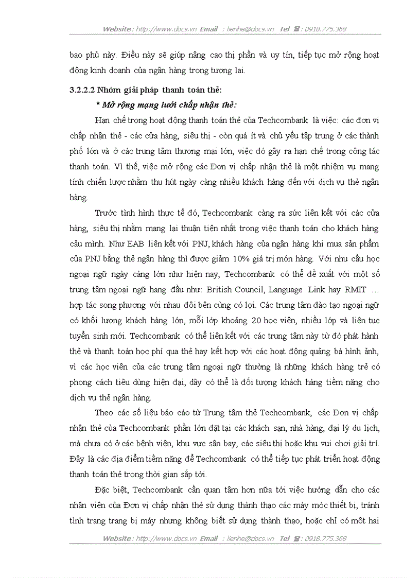 image for page Giải pháp phát triển hoạt động kinh doanh thẻ tại Ngân hàng thương mại cổ phần Kỹ thương Việt Nam Techcombank