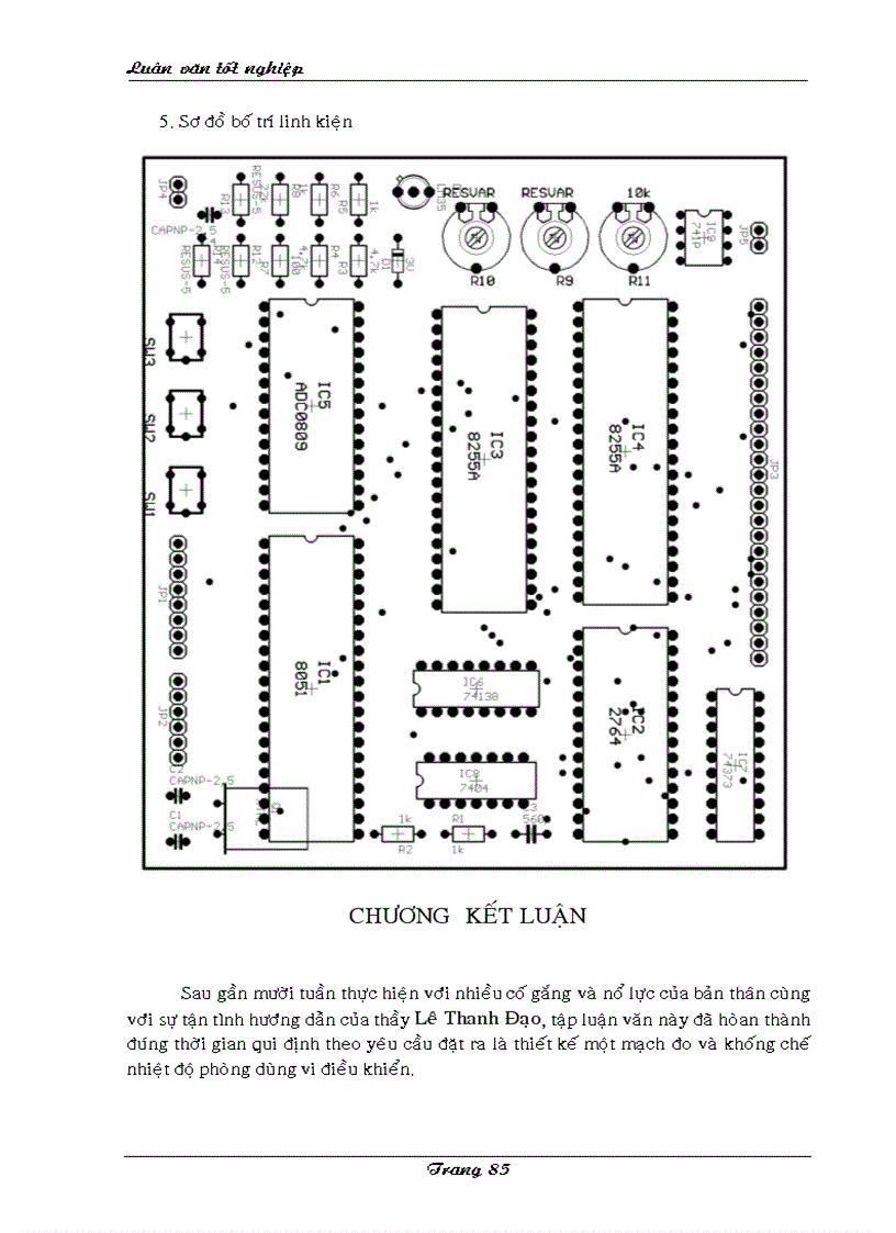image for page Khảo sát và ứng dụng vi điều khiển thiết kế thi công mạch khống chế nhiệt độ phòng