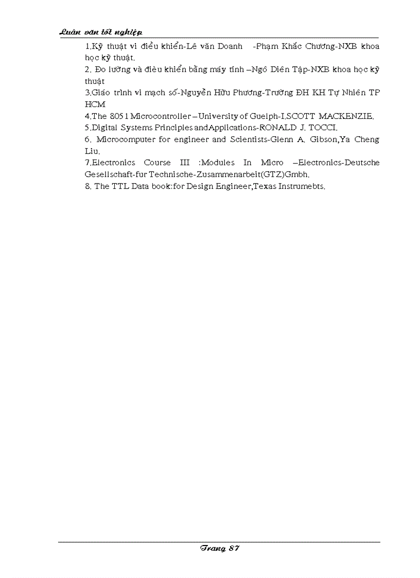 image for page Khảo sát và ứng dụng vi điều khiển thiết kế thi công mạch khống chế nhiệt độ phòng