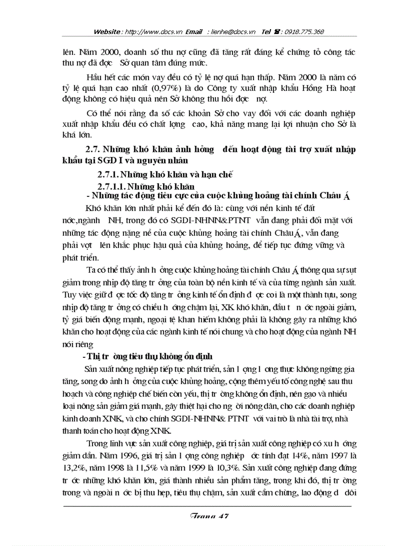 image for page 1số giải pháp mở rộng hoạt động tín dụng tài trợ XNK tại SGD 1 ngânhàng NHNo PTNT AgriBank VN