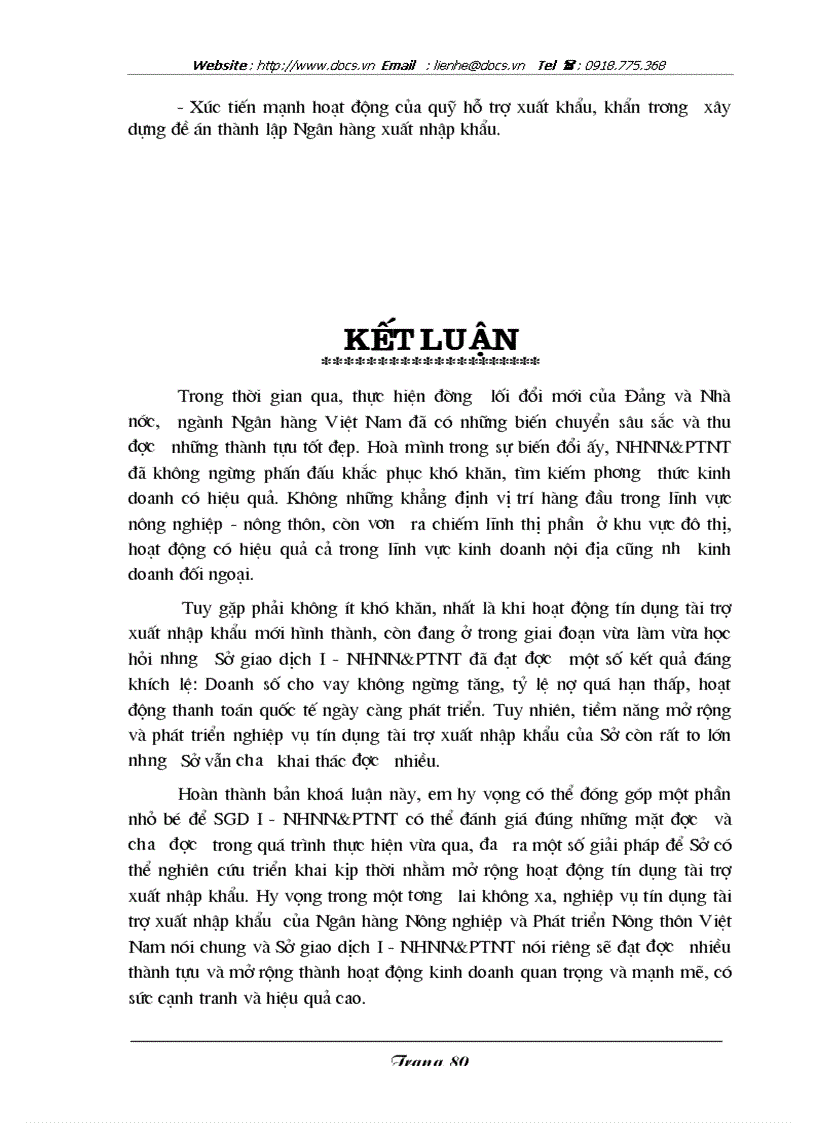 image for page 1số giải pháp mở rộng hoạt động tín dụng tài trợ XNK tại SGD 1 ngânhàng NHNo PTNT AgriBank VN