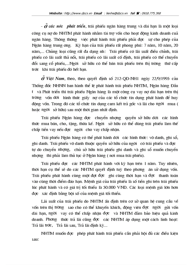 image for page 1số giải pháp nhằm mở rộng huy động vốn trung dài hạn tại ngânhàng NHĐT PT BIDV NT VN