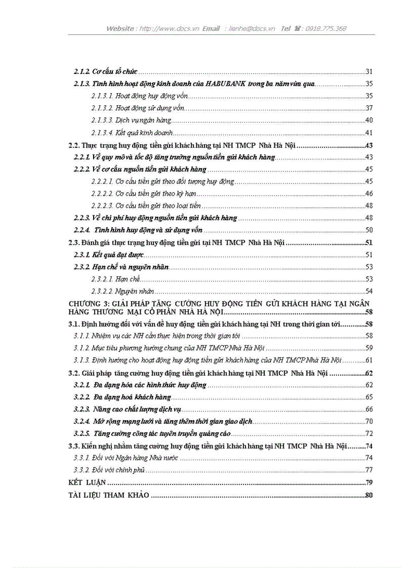 image for page Tăng cường huy động tiền gửi khách hàng của Ngân hàng TMCP Nhà Hà Nội