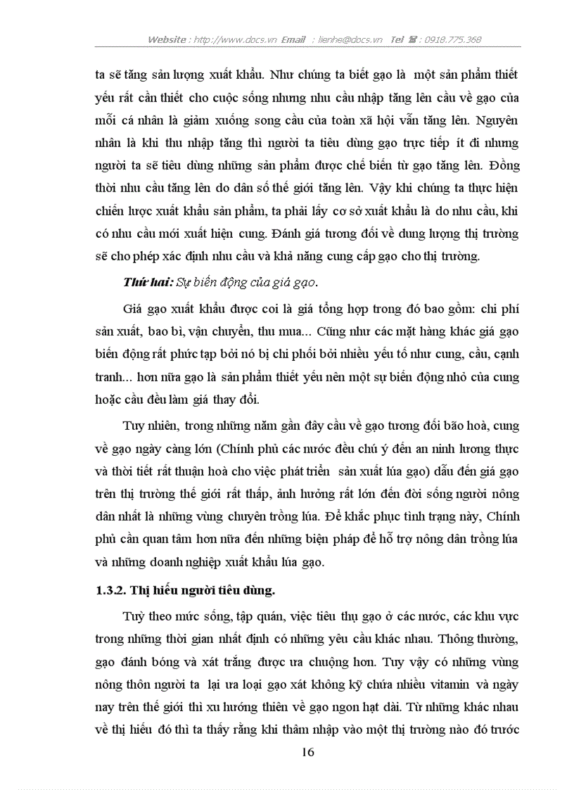 image for page Phân tích các nhân tố ảnh hưởng tới hoạt động xuất khẩu gạo của việt nam